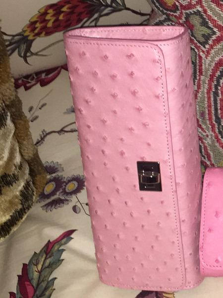 Ostrich clutch bag sale