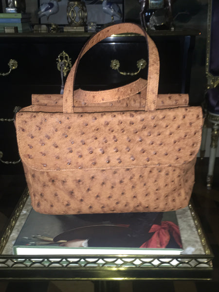 ostrich leather bag price