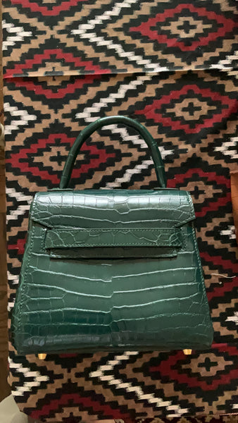 Forest Green alligator Mini