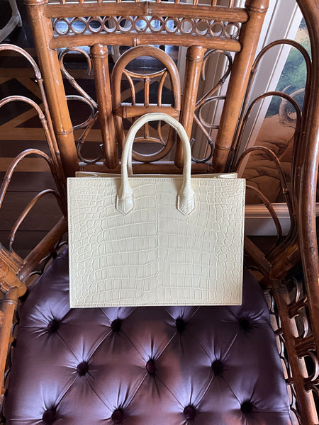 Pale Yellow Medium Tote