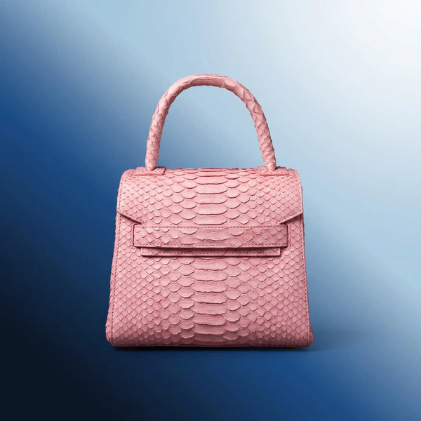 Mini in Pale Pink Python