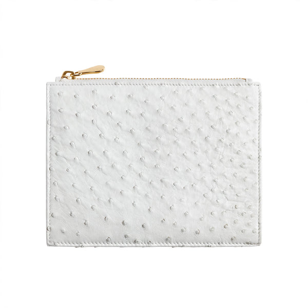 Crossbody in Ostrich White