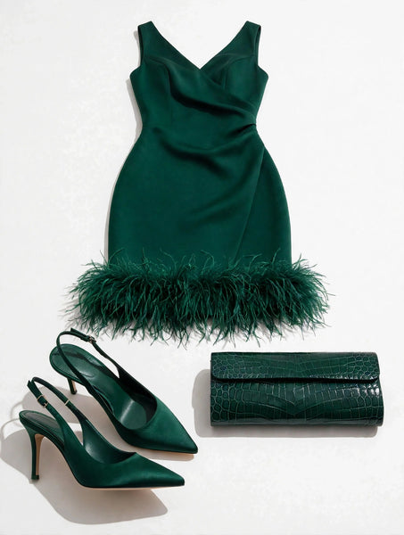 Green Clutch Alligator