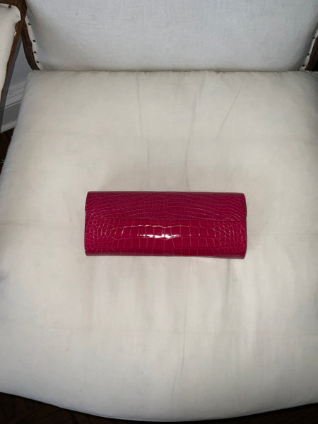Pink Glazed Croc