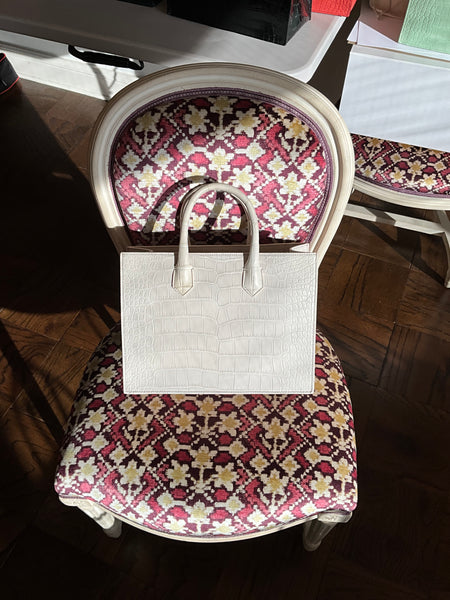 Cream Matte Medium Tote